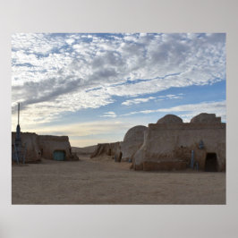 Mos Espa op planeet Tatooine Poster