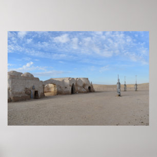 Mos Espa op planeet Tatooine Poster