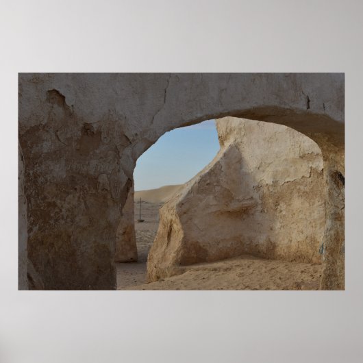 Mos Espa op planeet Tatooine Poster (Voorkant)