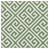 Mos Groene Griekse Sleutel Stof (Close Up)