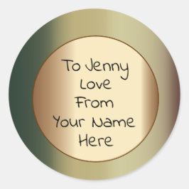 Mos Groene Rand met Citroen Center Gift Label