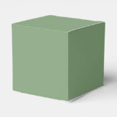 Mos Groene Zeester Bruiloft Favor Dozen Bedankdoosjes (Achterkant)