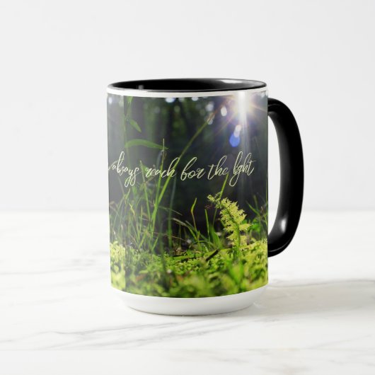 Mos in het zonlicht mok (Voorkant rechts)