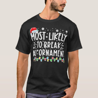 Mos Likk Break an Ormenny Funny Chrismas Holid T-shirt