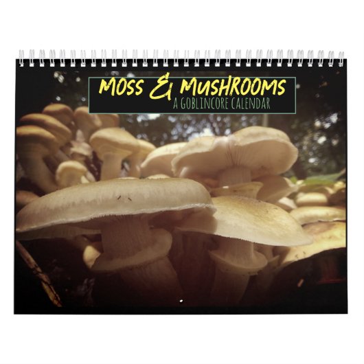 Mos & Paddenstoelen Goblincore Kalender (Hoes)