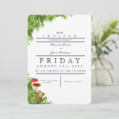 Mos & Paddenstoelen Magische Bos bruiloft uitnodig Kaart (Staand voorkant)