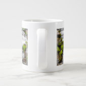 Mos rond varenbron grote koffiekop (Achterkant)