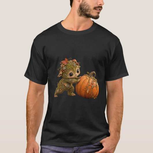 Mos Sprite Pompoen Herfst T-shirt (Voorkant)