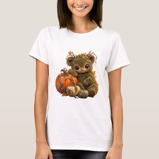 Mos Sprite Pompoen Herfst T-shirt (Voorkant)