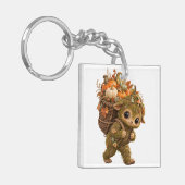 Mos Sprite Pompoen Sleutelhanger (Voorkant Links)