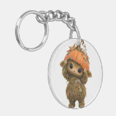 Mos Sprite Pompoen Sleutelhanger (Voorkant Links)
