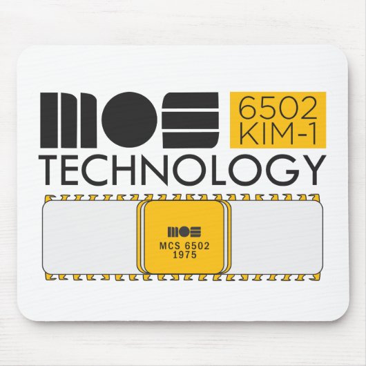 MOS-technologie Mousepad Muismat (Voorkant)