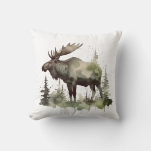 Mosachtig Eland Wildlife Portret Kussen
