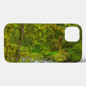 Mosachtige rotsen en bomen omzomen Eagle Creek Case-Mate iPhone Case (Achterkant (horizontaal))