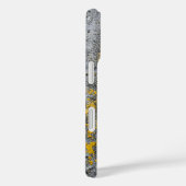 Mosachtige Steenstructuur met Gele Accenten Case-Mate iPhone Case (Achterkant / Rechts)
