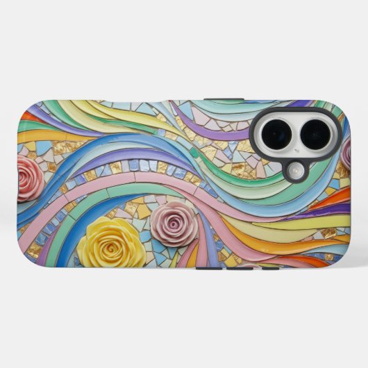 Mosaic 12 Case-Mate iPhone case (Achterkant (horizontaal))