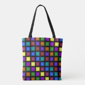 Mosaic Allover-Canvas tas (Achterkant)