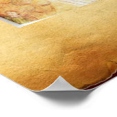 MOSAIC ANGEL, bruin perkament Poster (Hoek)