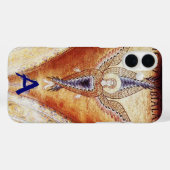 MOSAIC ANGEL , Monogram Case-Mate iPhone Case (Achterkant (horizontaal))