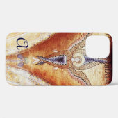 MOSAIC ANGEL MONOGRAM Case-Mate iPhone CASE (Achterkant (horizontaal))