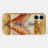 MOSAIC ANGEL MONOGRAM Case-Mate iPhone CASE (Achterkant (horizontaal))