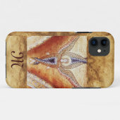 MOSAIC ANGEL MONOGRAM Case-Mate iPhone CASE (Achterkant (horizontaal))