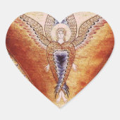 MOSAIC ANGEL Monogram Hart Sticker (Voorkant)