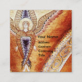 MOSAIC ANGEL MONOGRAM VIERKANTE VISITEKAARTJE (Voorkant)