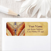 MOSAIC ANGEL Parchment Etiket (Insitu)