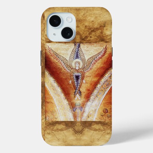 MOSAIC ANGEL Parchment Monogram Case-Mate iPhone Case (Achterkant)