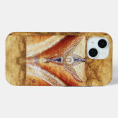 MOSAIC ANGEL Parchment Monogram Case-Mate iPhone Case (Achterkant (horizontaal))
