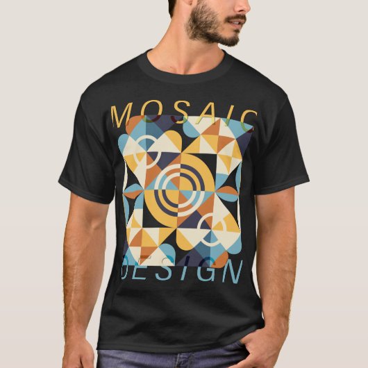 Mosaic Art Pattern T-shirt (Voorkant)