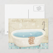 Mosaic Bath Briefkaart (Voorkant / Achterkant)