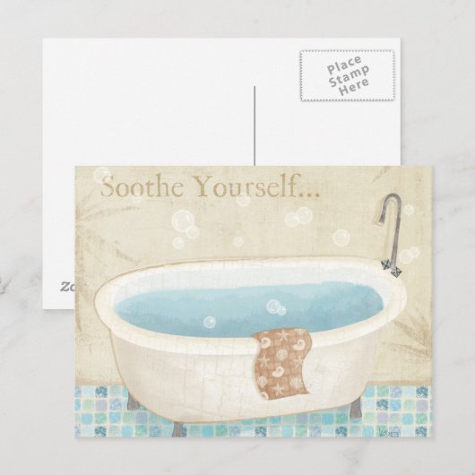 Mosaic Bath Briefkaart (Voorkant / Achterkant)