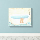 Mosaic Bath Canvas Afdruk (Insitu (Houten vloer))