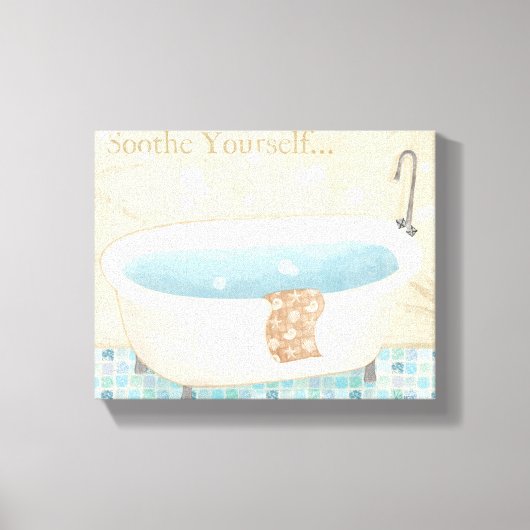 Mosaic Bath Canvas Afdruk (Voorkant)