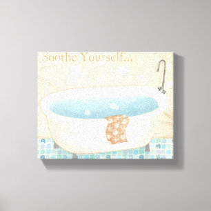Mosaic Bath Canvas Afdruk