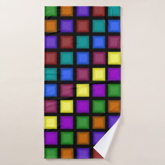 Mosaic Bath Towel Badhanddoek (Badhanddoek)