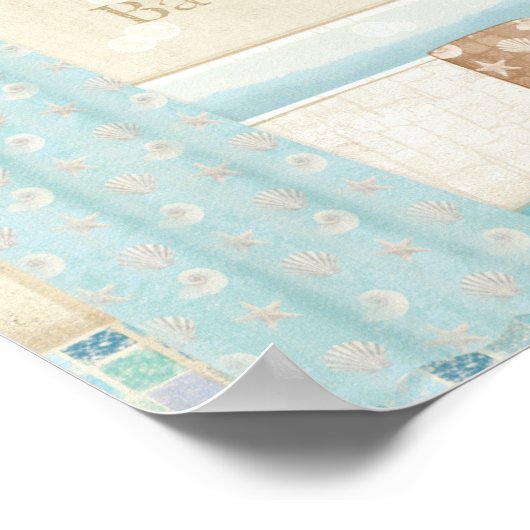 Mosaic Bathroom Poster (Hoek)