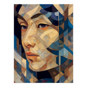 Mosaic Beauty Perfect Poster