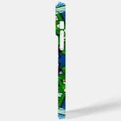 Mosaic Blue Green Hippie Boho Mandala Case-Mate iPhone Case (Achterkant / Links)