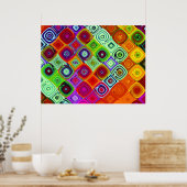 Mosaic Brago-Mitchell Fine Fractal Art Poster (Keuken)