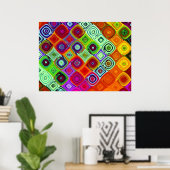 Mosaic Brago-Mitchell Fine Fractal Art Poster (Thuiskantoor)