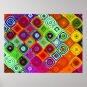 Mosaic Brago-Mitchell Fine Fractal Art Poster (Voorkant)