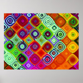 Mosaic Brago-Mitchell Fine Fractal Art Poster