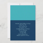 Mosaic Bridal Shower-uitnodiging Kaart (Achterkant)