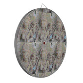 Mosaic buddha standbeeld dartbord (Voorkant Links)