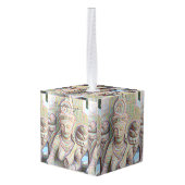 Mosaic buddha standbeeld decoratie (Achter hoekig)