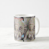 Mosaic buddha standbeeld koffiemok (Voorkant rechts)