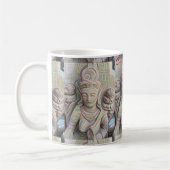 Mosaic buddha standbeeld koffiemok (Links)